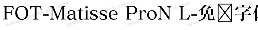 FOT-Matisse ProN L字体转换